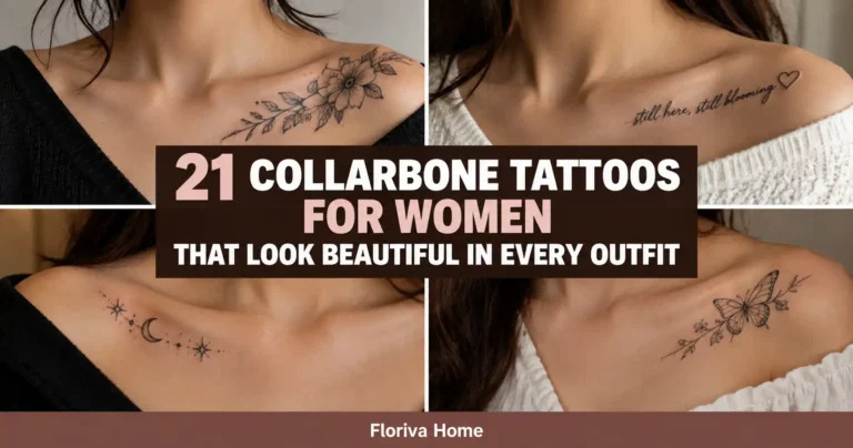 Collarbone Tattoos for Women That Look Beautiful in Every Outfit