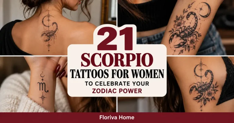 Scorpio Tattoos for Women to Celebrate Your Zodiac Power