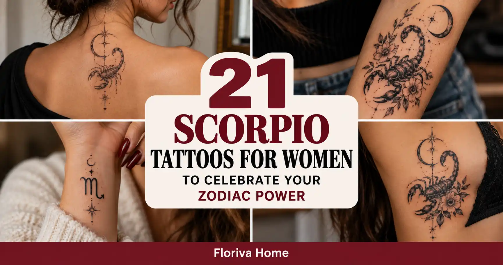 Scorpio Tattoos for Women to Celebrate Your Zodiac Power