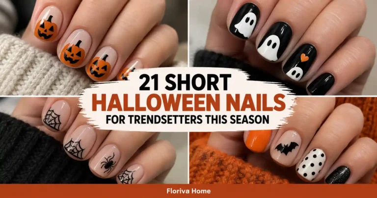 Short Halloween Nails for Trendsetters This Season