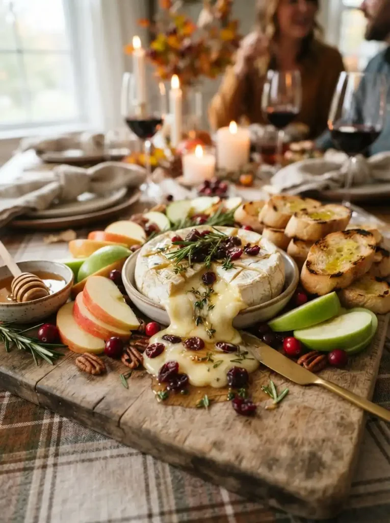 22. Apple Cranberry Baked Brie