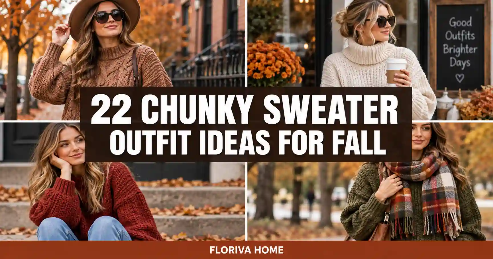 Chunky Sweater Outfit Ideas for Fall
