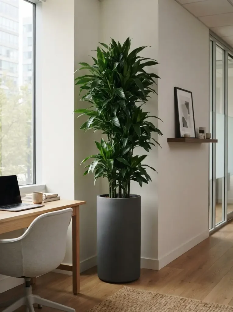 22. Dracaena Janet Craig for a Deep-Shade Spot