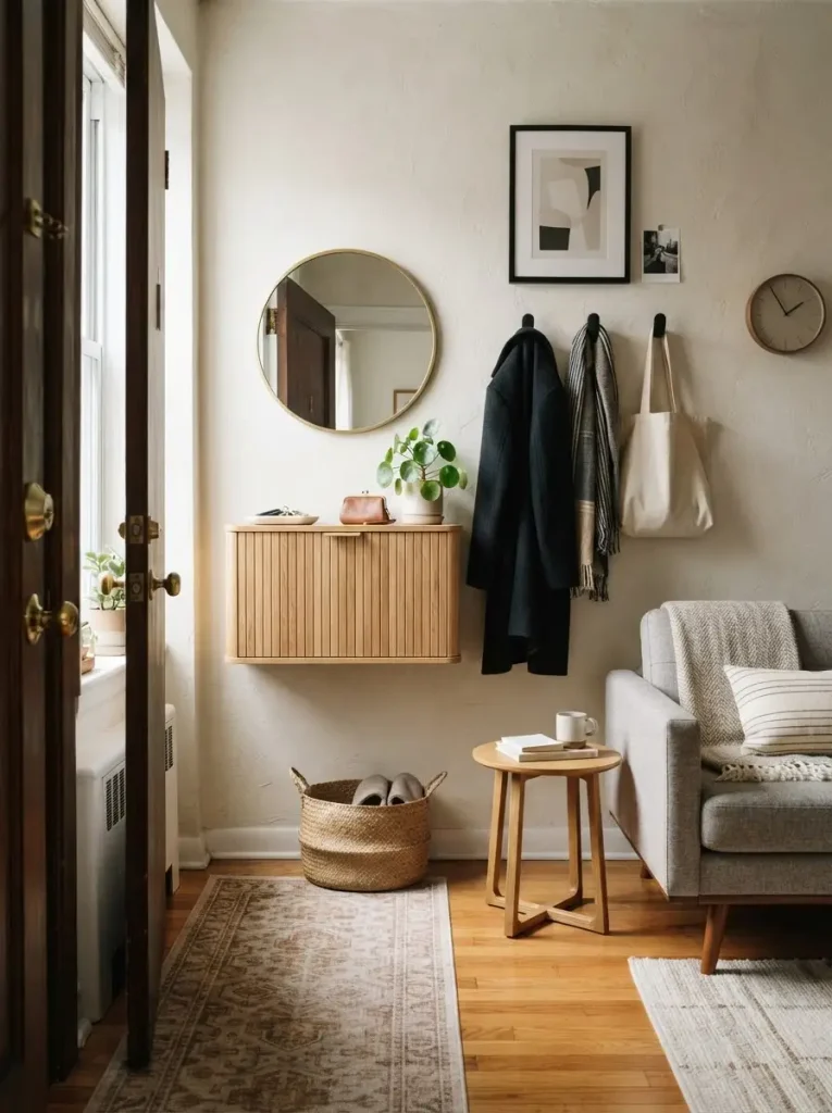 22. Make the Most of the Entryway-Adjacent Wall