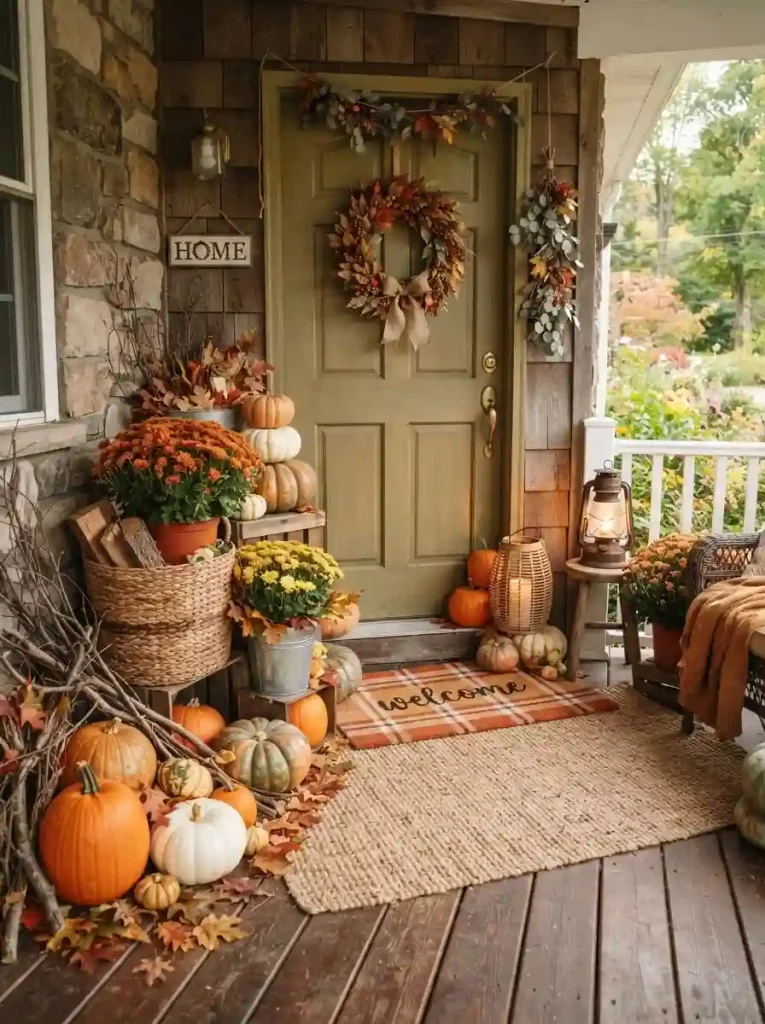 23. Create a Cozy Fall Entry With Layered Texture
