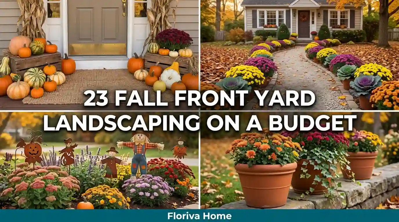 Fall Front Yard Landscaping on a Budget
