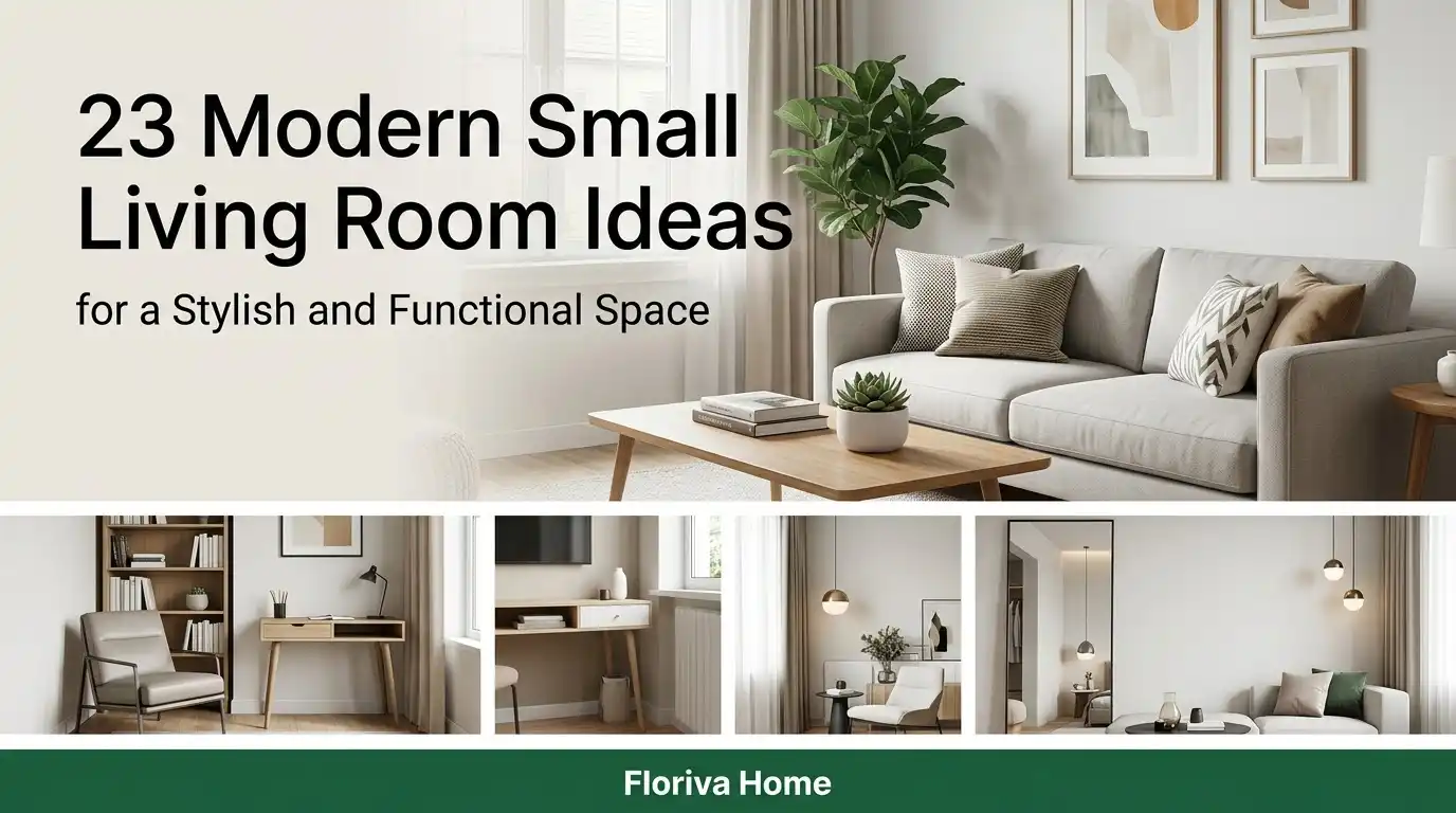 Modern Small Living Room Ideas for a Stylish and Functional Space