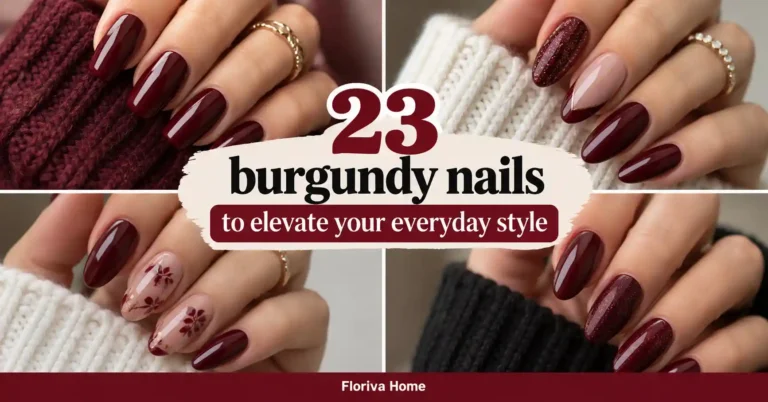 Burgundy Nails to Elevate Your Everyday Style