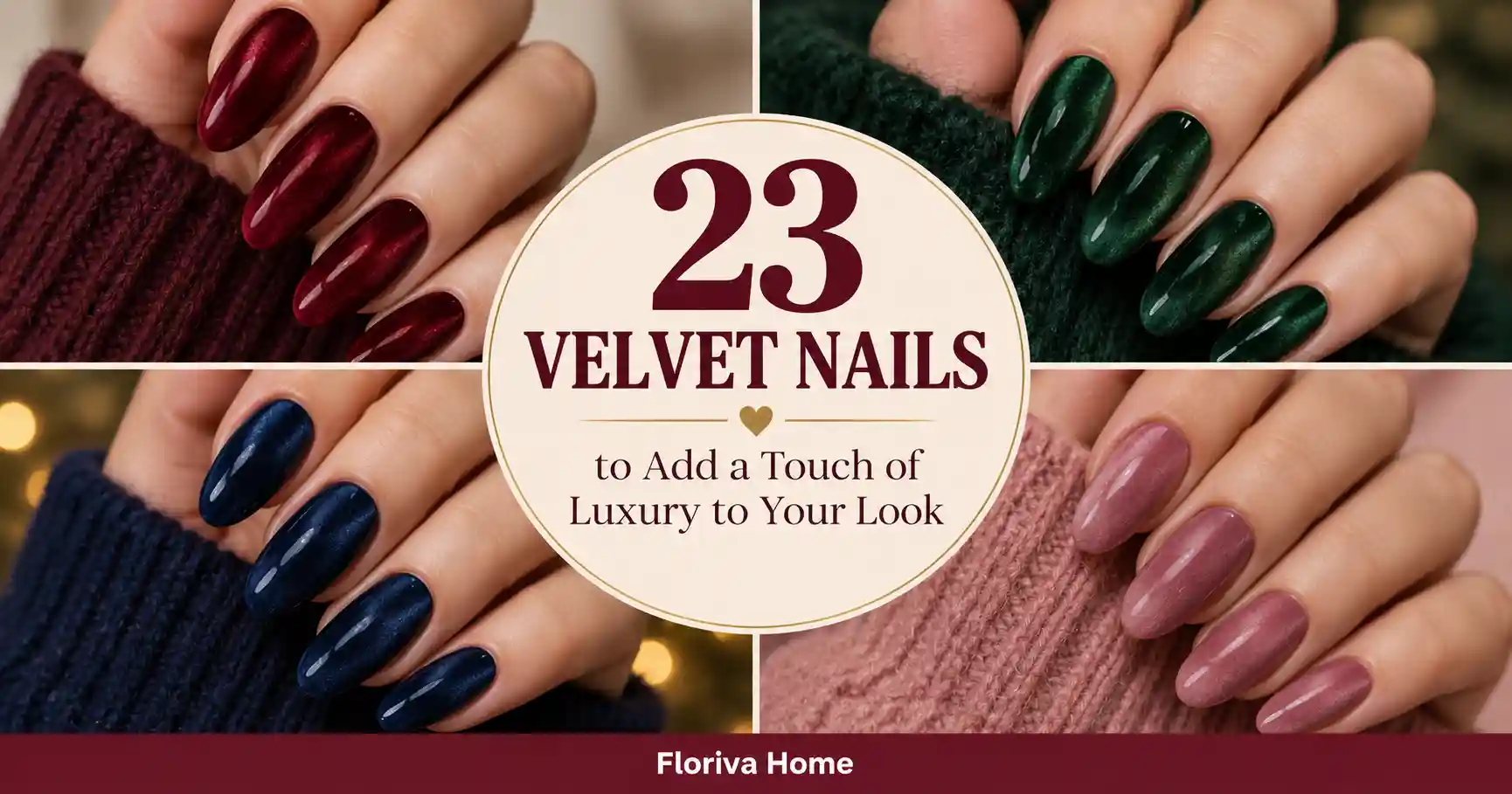 Velvet Nails to Add a Touch of Luxury to Your Look