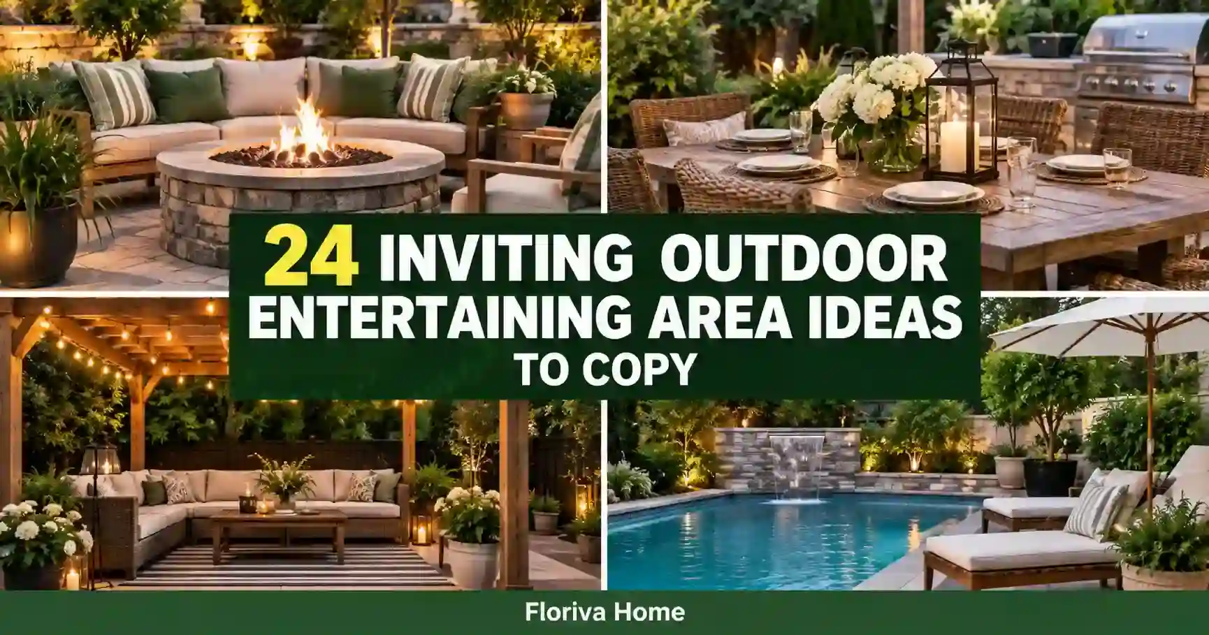 Inviting Outdoor Entertaining Area Ideas to Copy