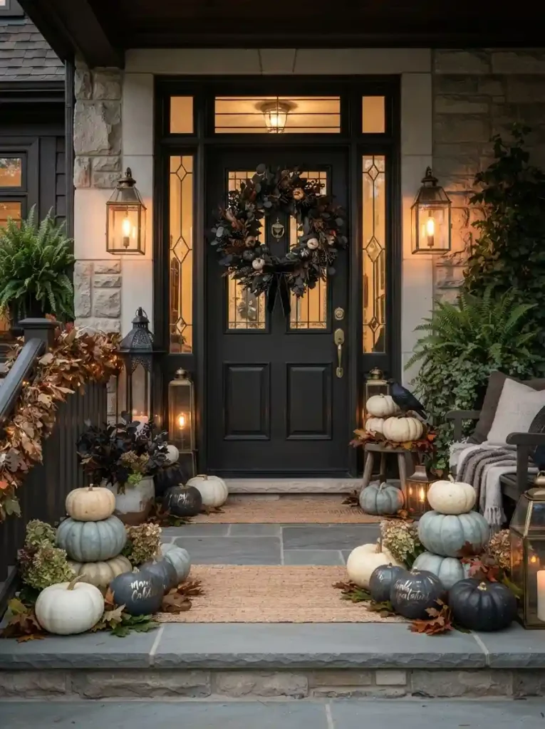 25. Sophisticated Halloween Welcome