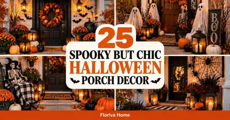 Spooky But Chic Halloween Porch Decor