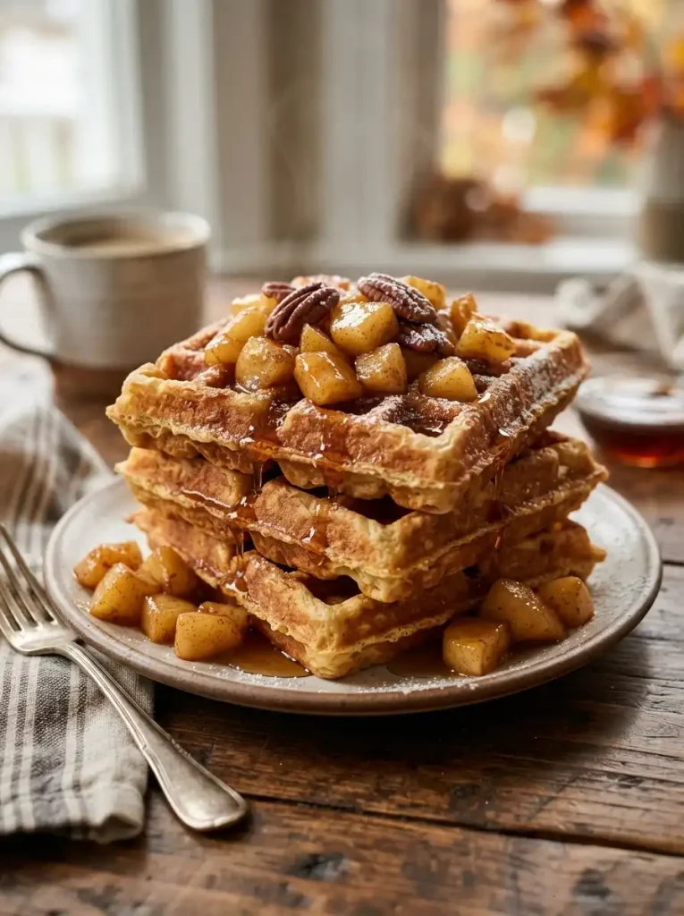 3. Apple Cinnamon Waffle Stacks