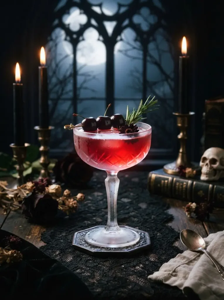 3. Black Cherry Moonlight Cocktail