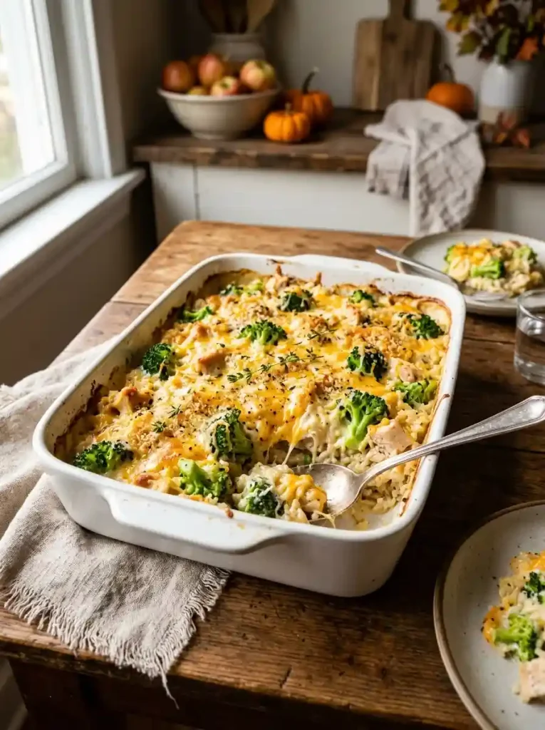 3. Chicken Broccoli Rice Casserole