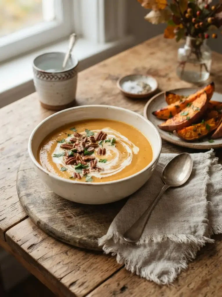 3. Creamy Sweet Potato Soup