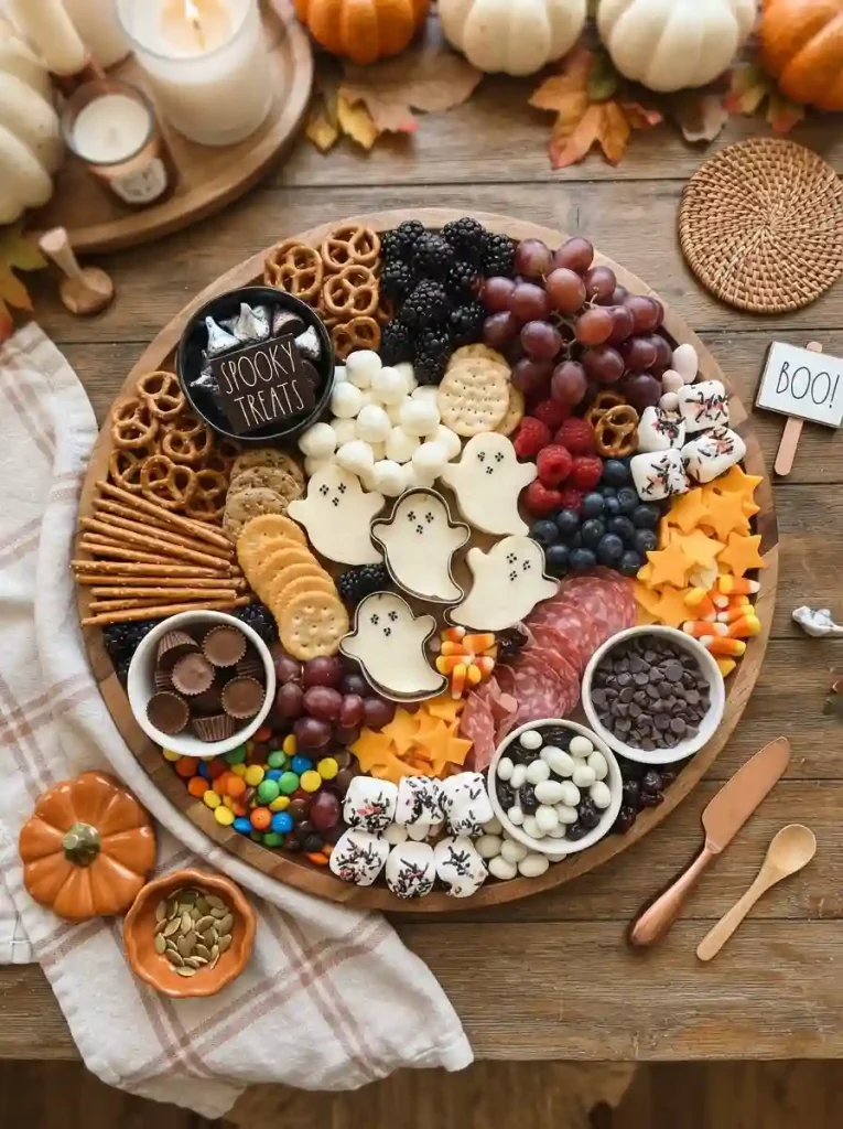 3. Cute Ghost Snack Board