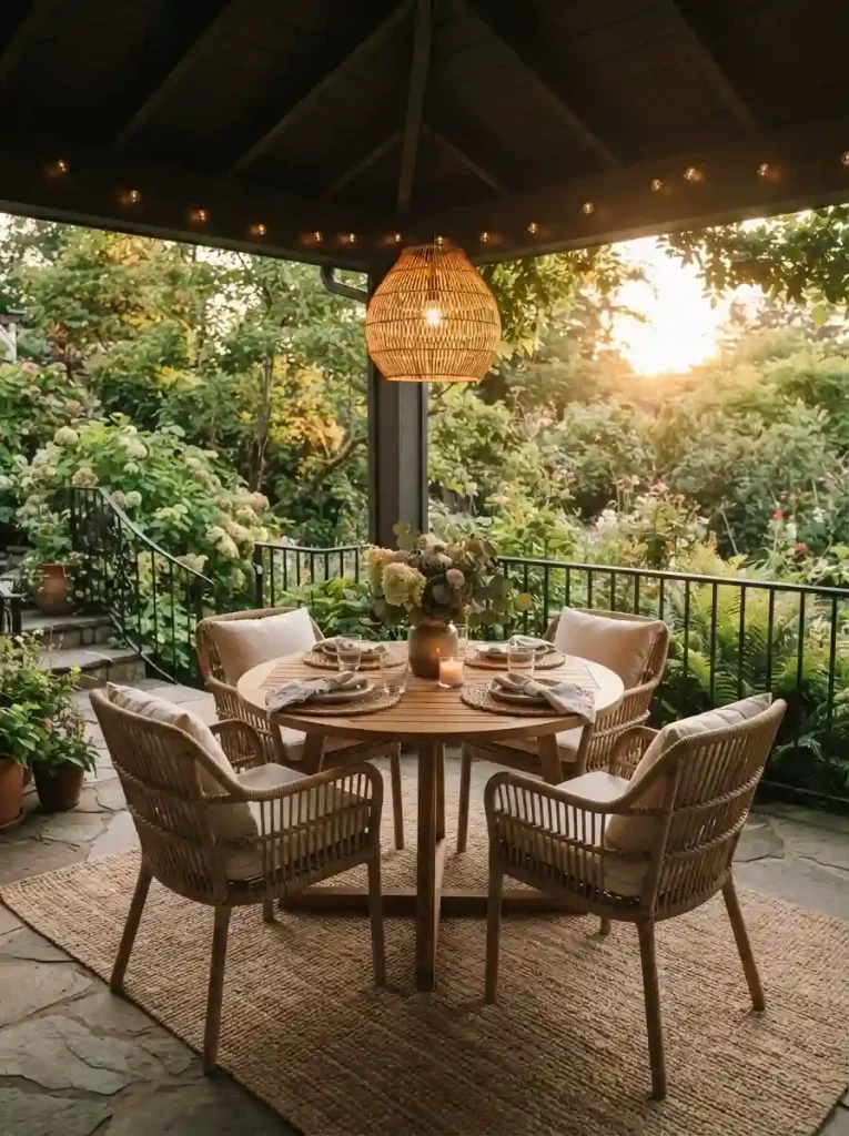3. Outdoor Dining Nook