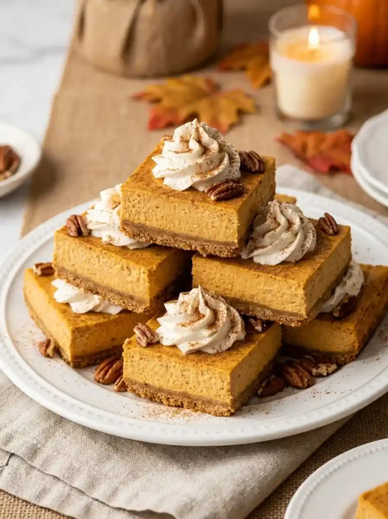 3. Pumpkin Cheesecake Bars