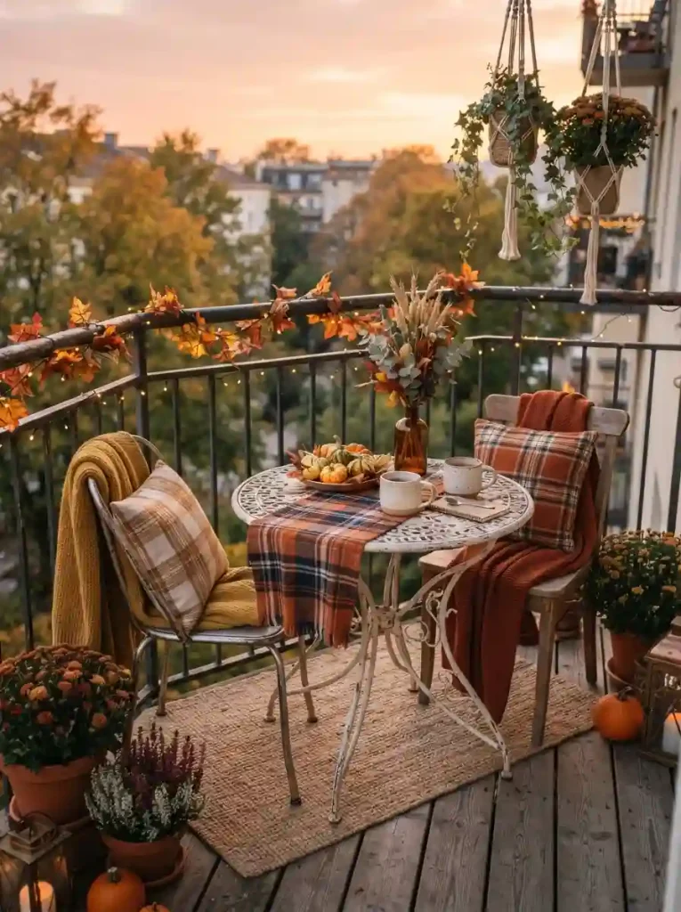 3. Thrifted Bistro Table Fall Makeover