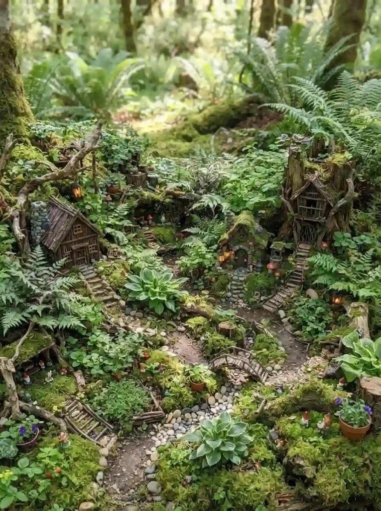 4. Build a Fairy Forest Using Layers of Shade-Loving Plants