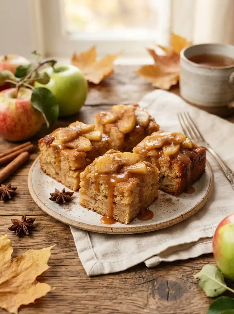 4. Caramel Apple Cinnamon Snack Cake