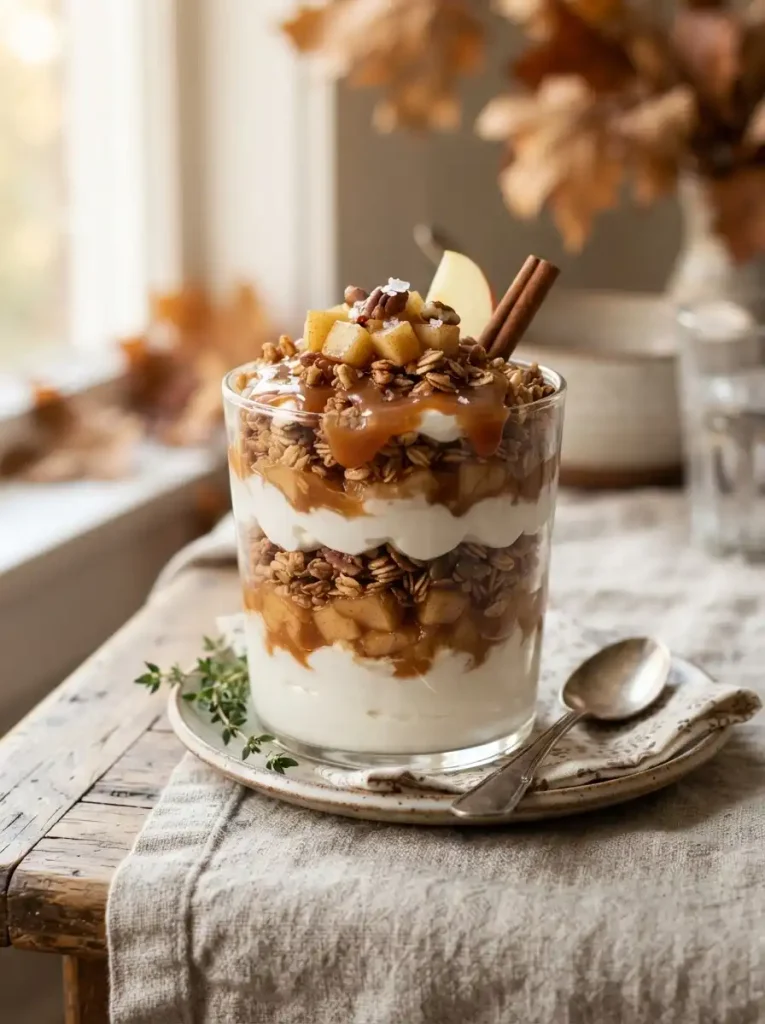 4. Caramel Apple Yogurt Parfaits