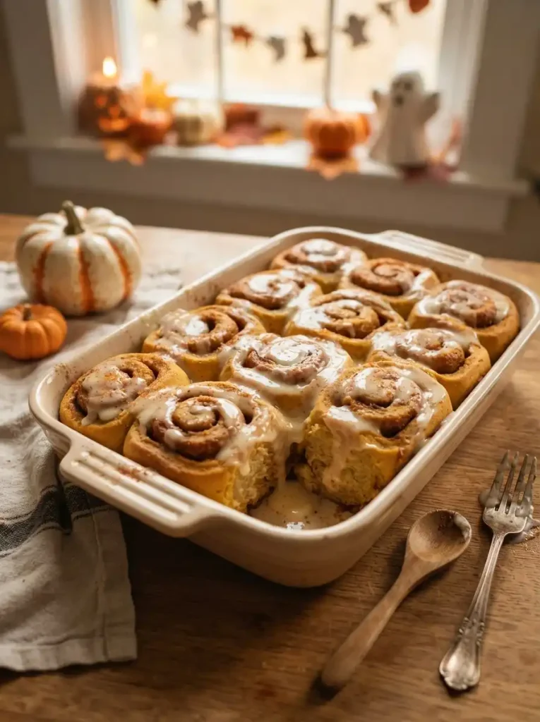 4. Pumpkin Spice Cinnamon Rolls
