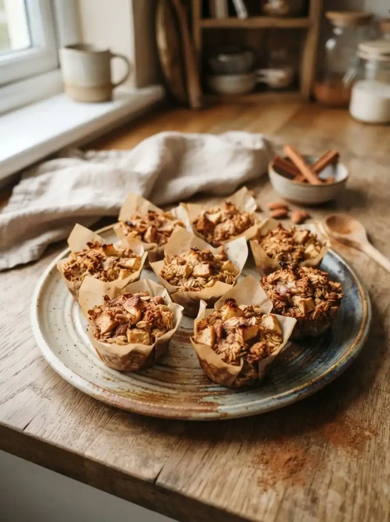 5. Baked Apple Breakfast Oat Cups