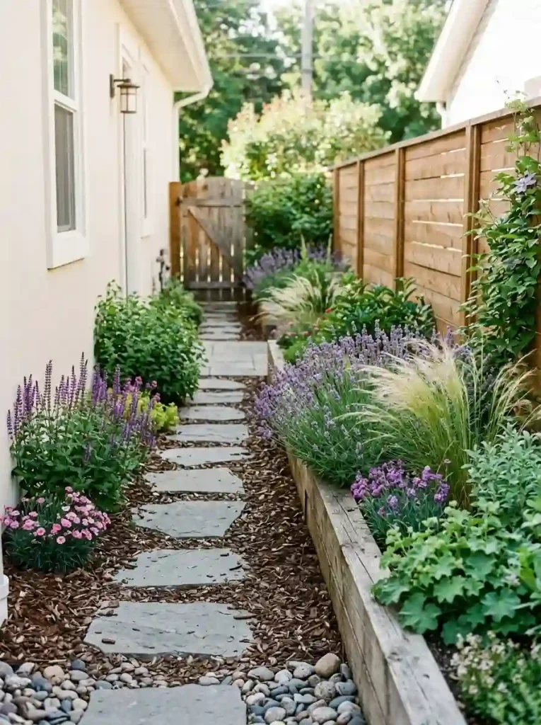 5. Build a Narrow Side-Yard Bed