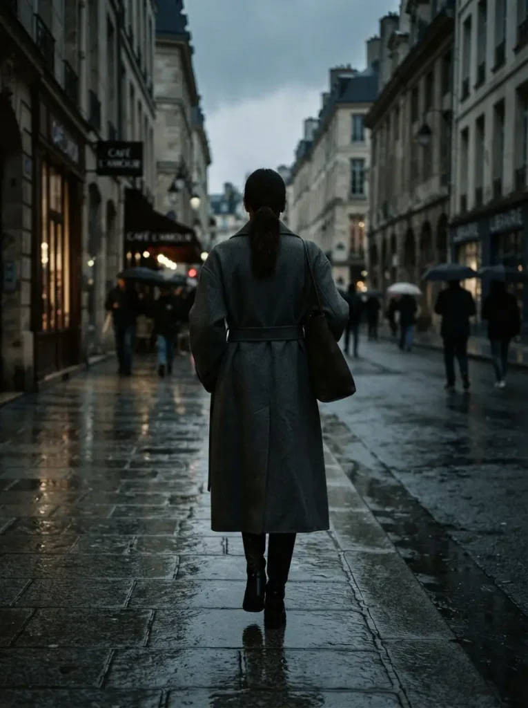 5. Charcoal Trench, Sculpted Silhouette