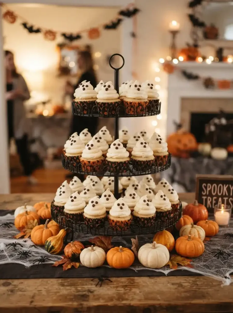 5. Ghost Cupcake Tower