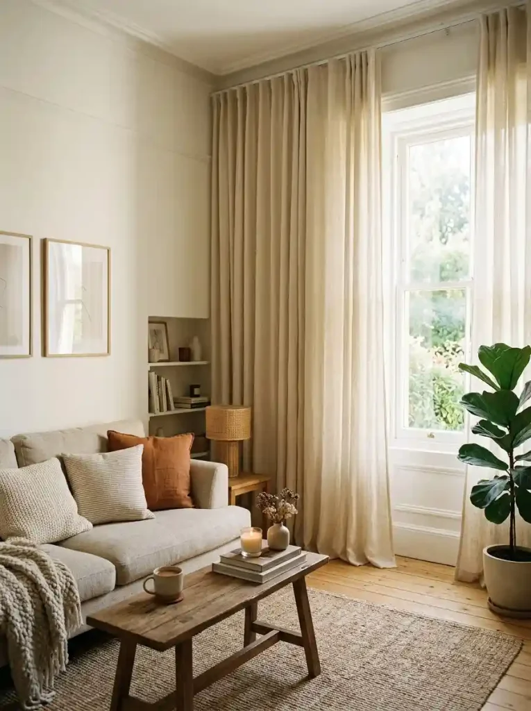 5. The Curtain Ceiling Trick