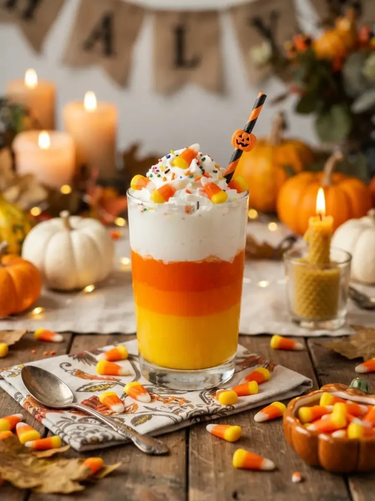 6. Candy Corn Sunset Mocktail