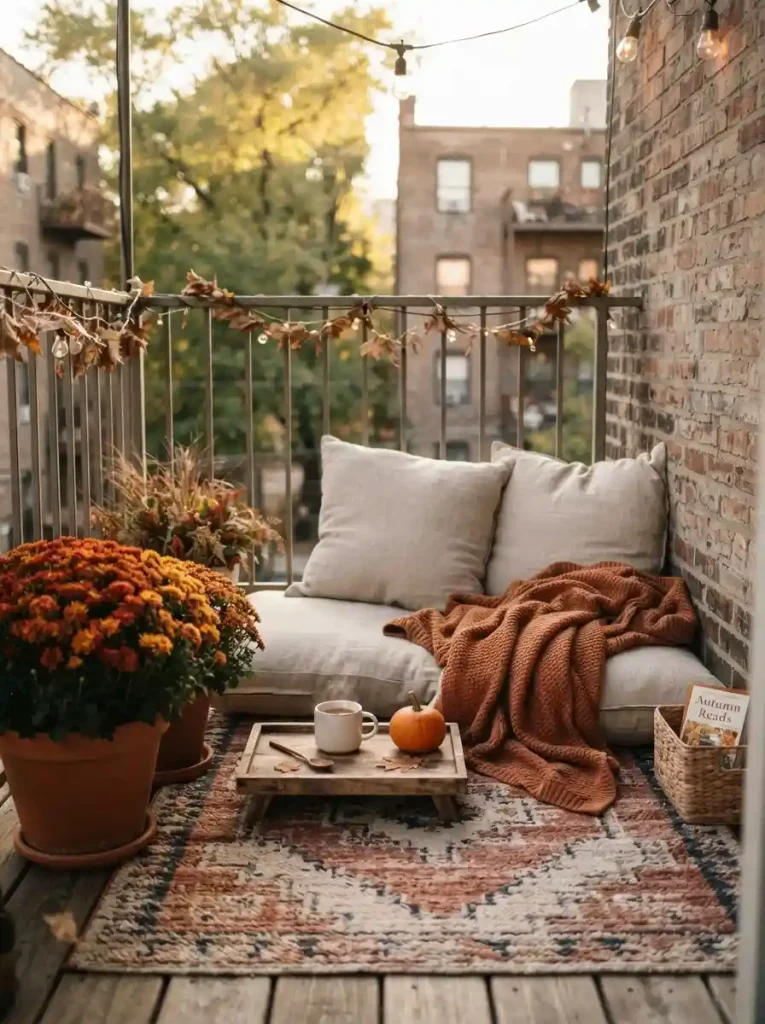 6. Cozy Budget Rug and Floor Pillow Retreat