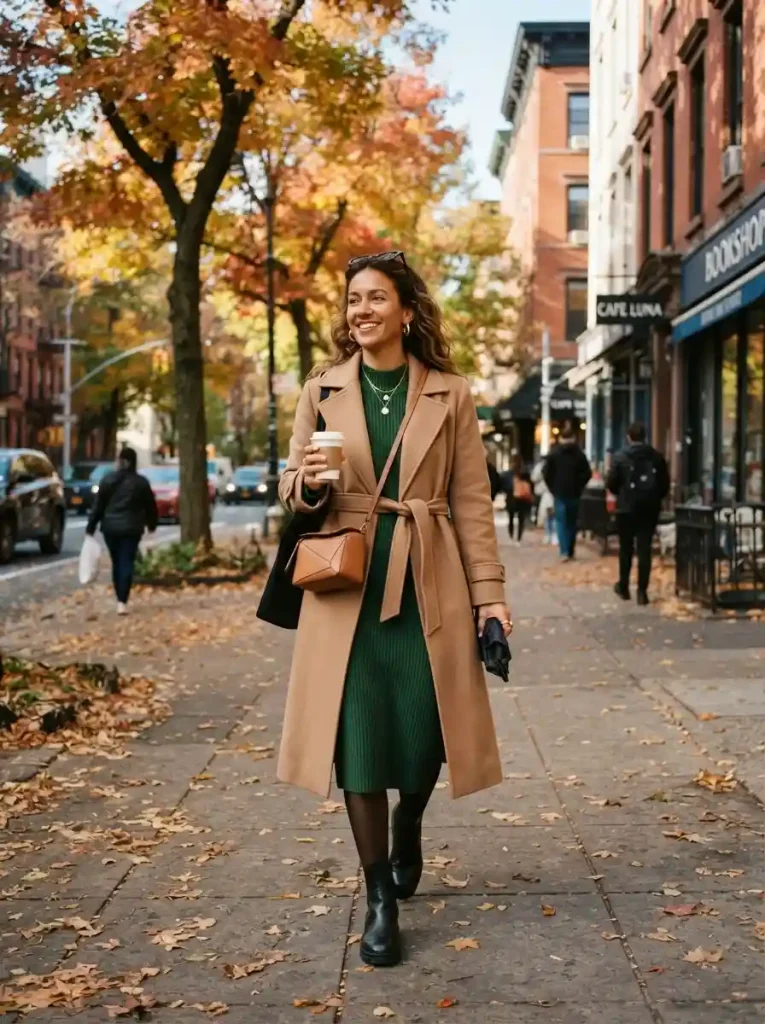 6. Forest Green & Camel