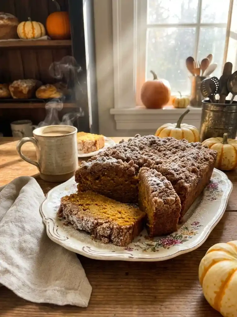 6. Pumpkin Crumb Cake