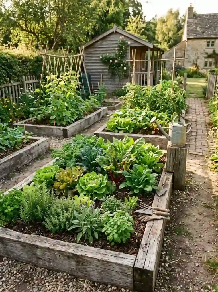 6. Reclaimed Wood Plank Edging