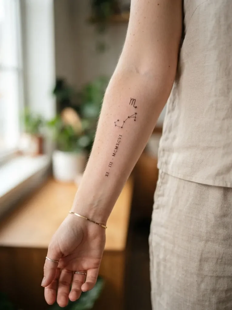 6. Scorpio Sign With Birthdate