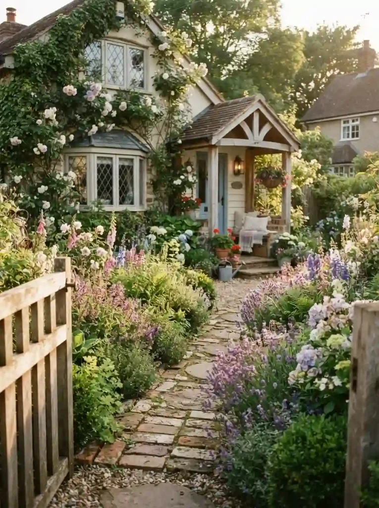 6. Try a charming cottage-style planting scheme