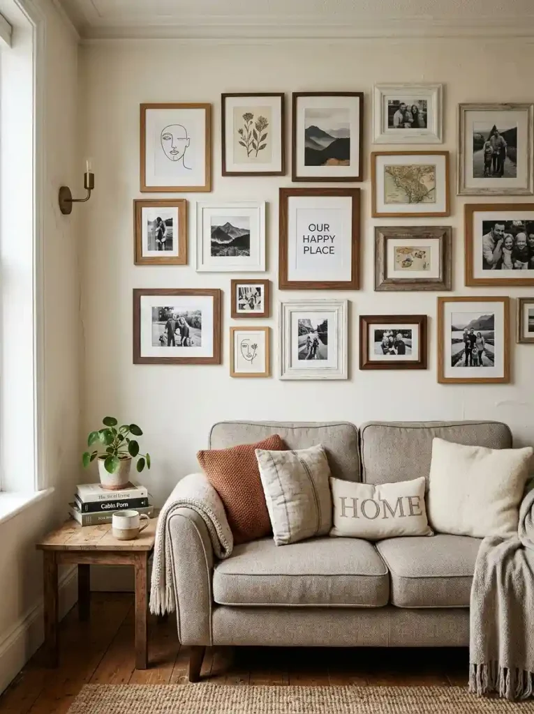 7. A Gallery Wall of Personal Memories