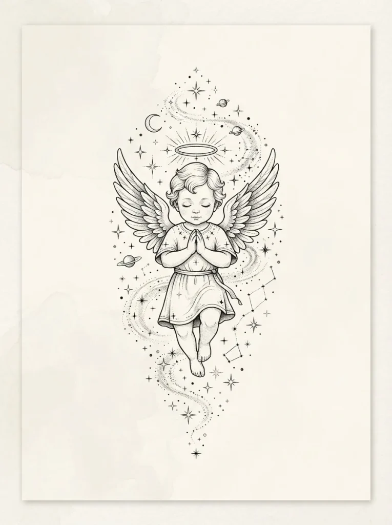 7. Baby Angel With a Star
