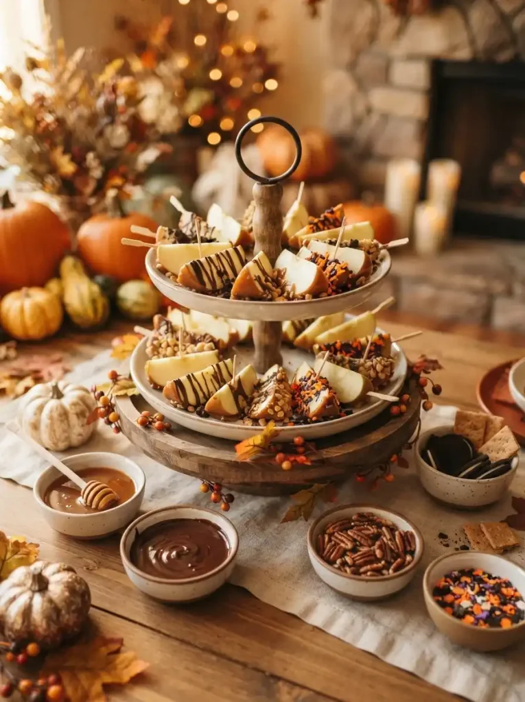 7. Caramel Apple Dessert Stand