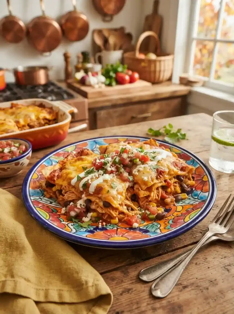 7. Chicken Enchilada Casserole