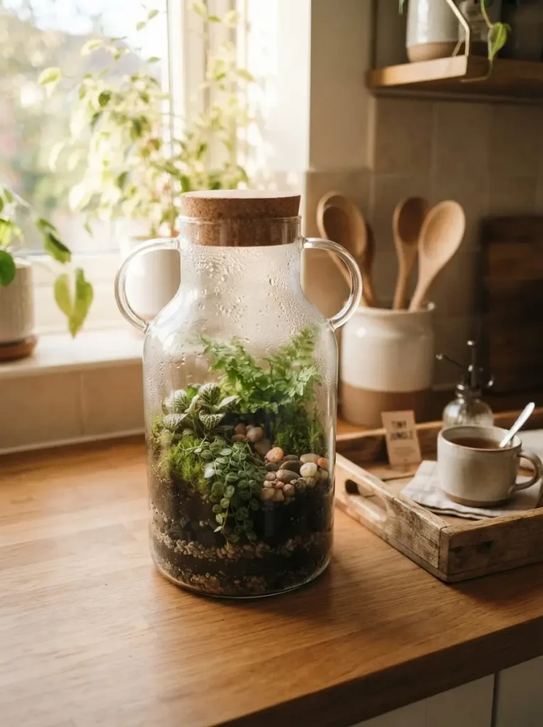 7. Coffee Carafe Mini Garden