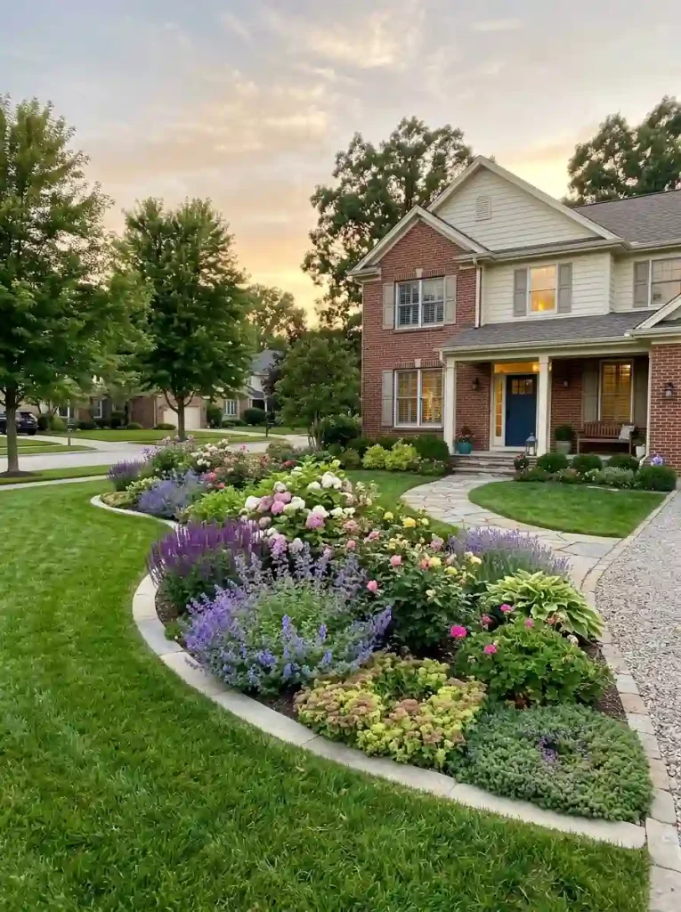 7. Curved Garden Border