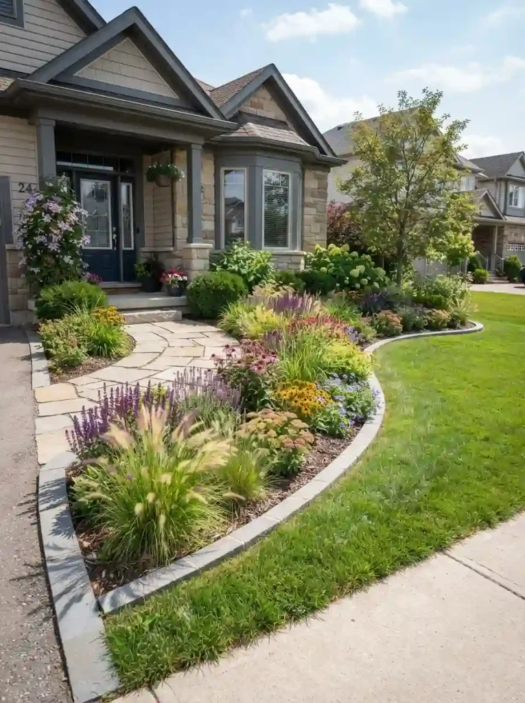 7. Define the garden with attractive edging