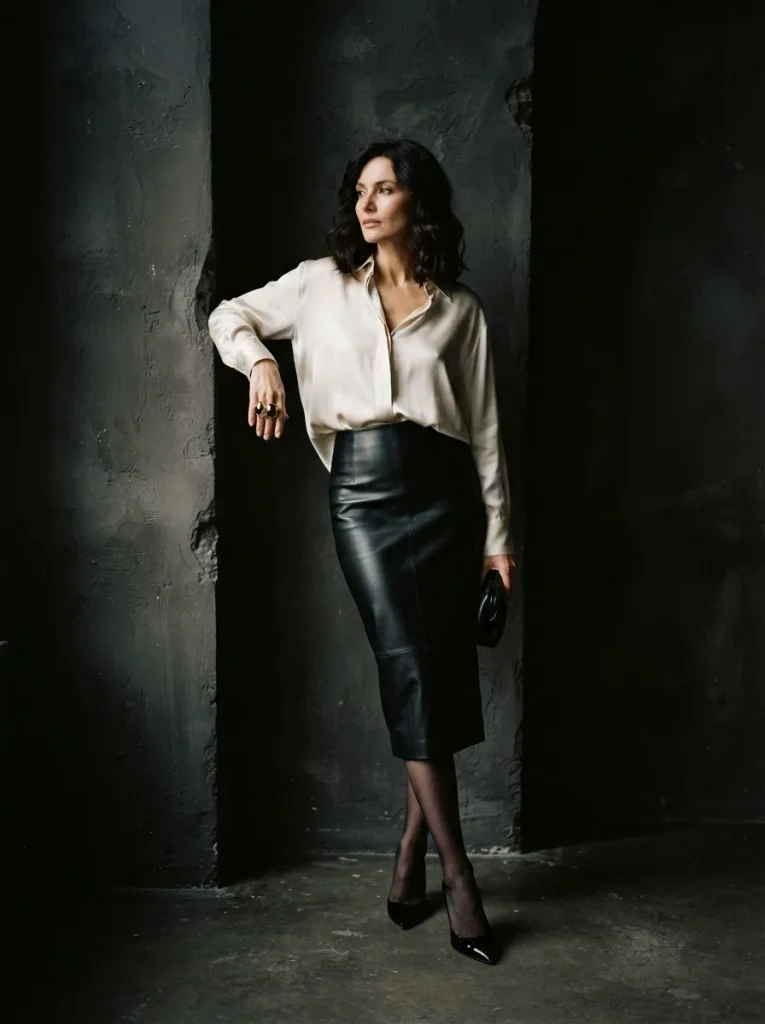 7. Onyx Leather, Softened Edges