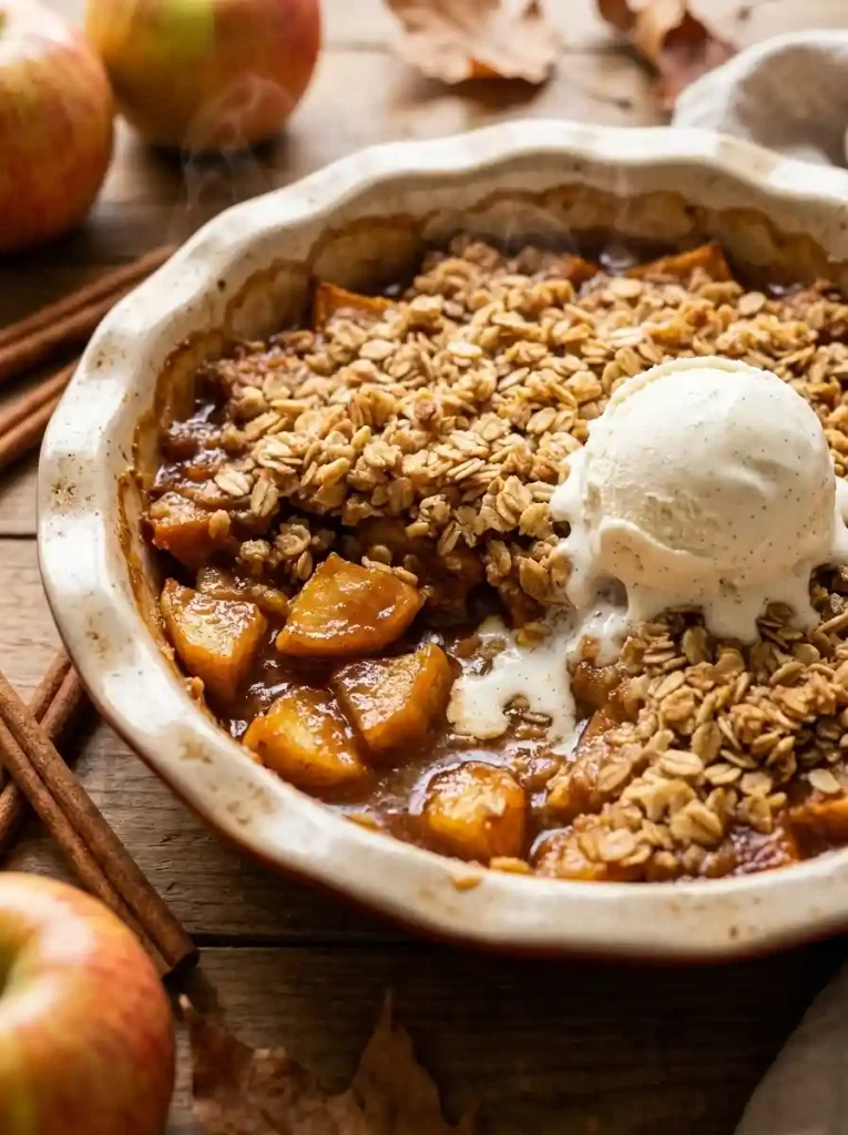 7. Pumpkin Apple Crisp