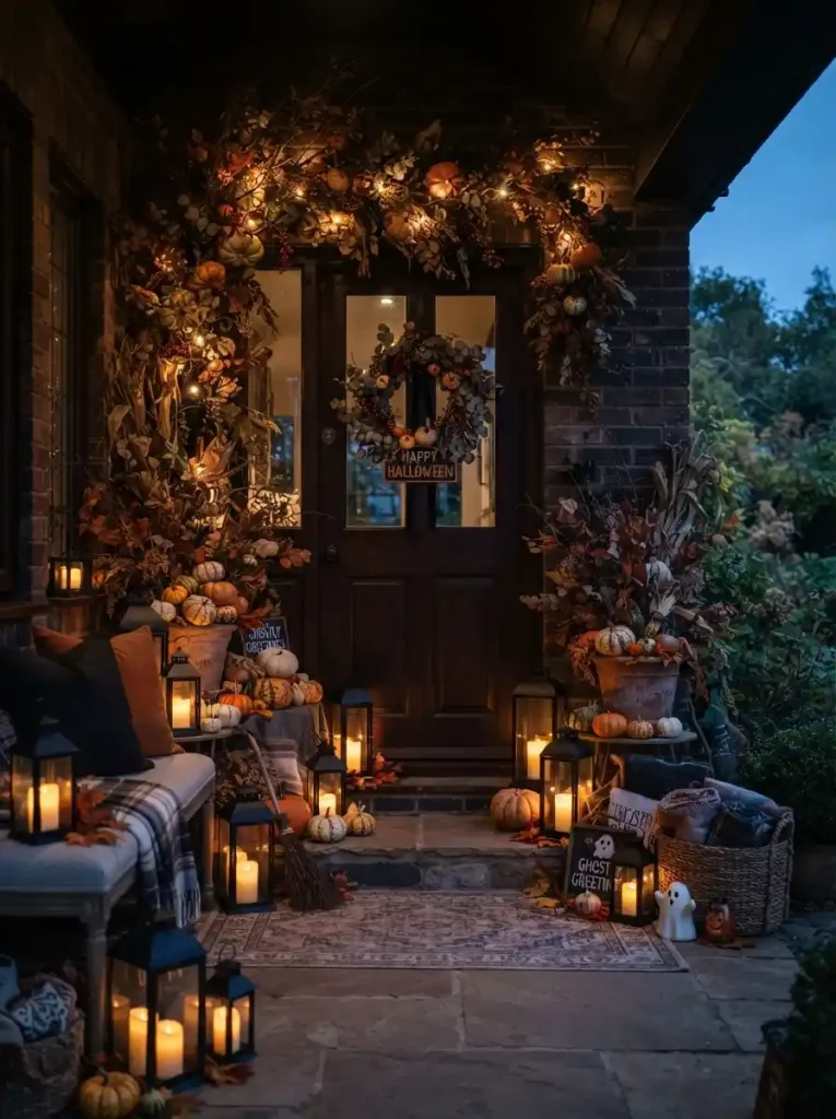 7. Spooky Candlelit Porch